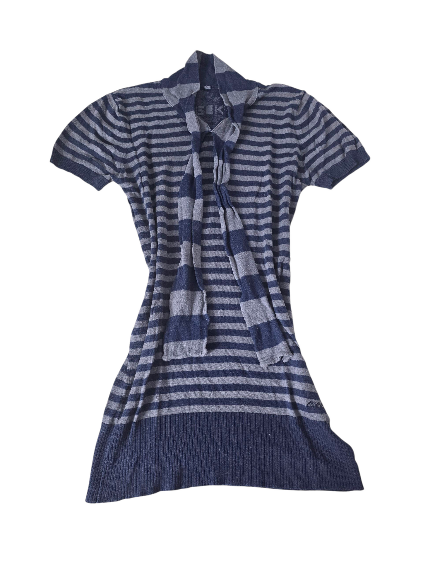 00s vintage softgrunge striped top