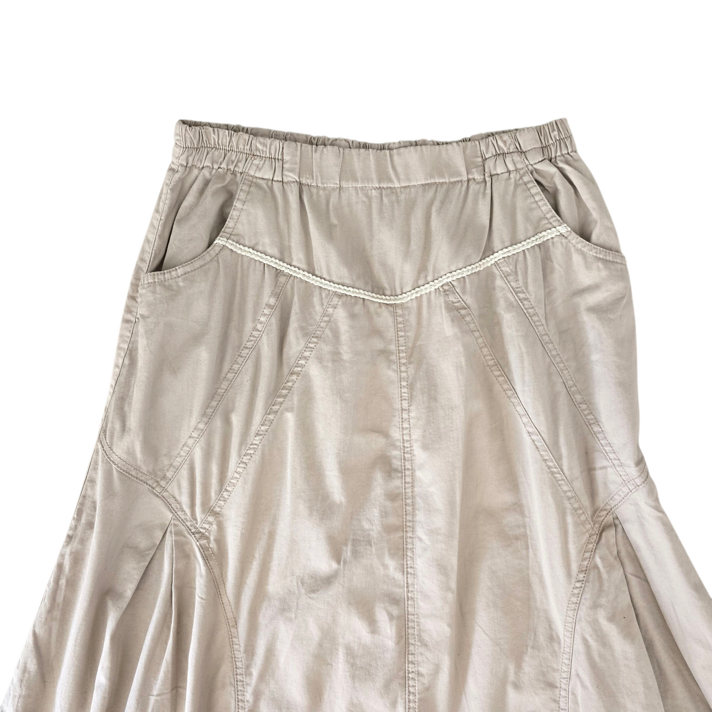 00s vintage mori kei neutral skirt