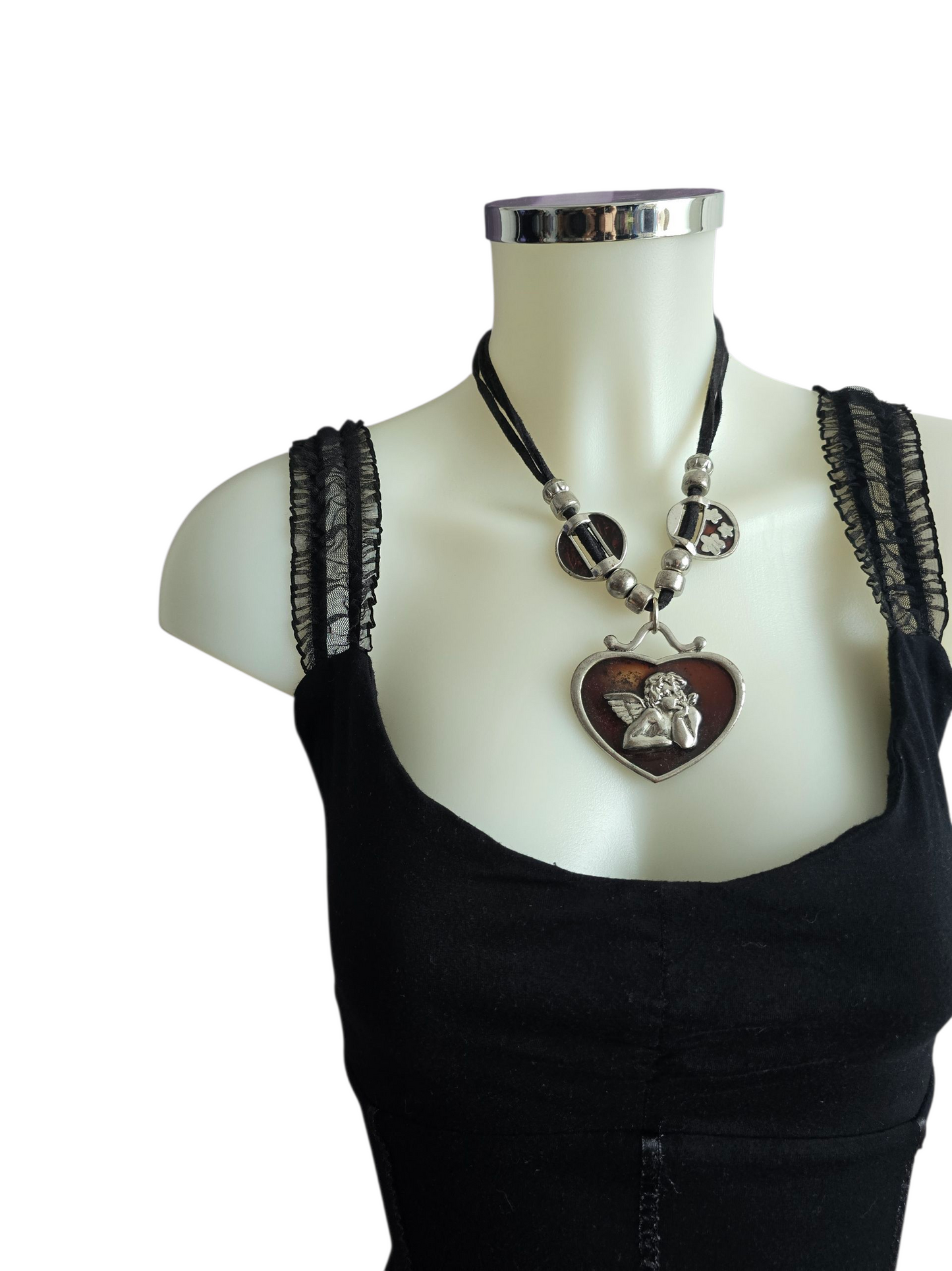 00ss vintage dark coquette babydoll top