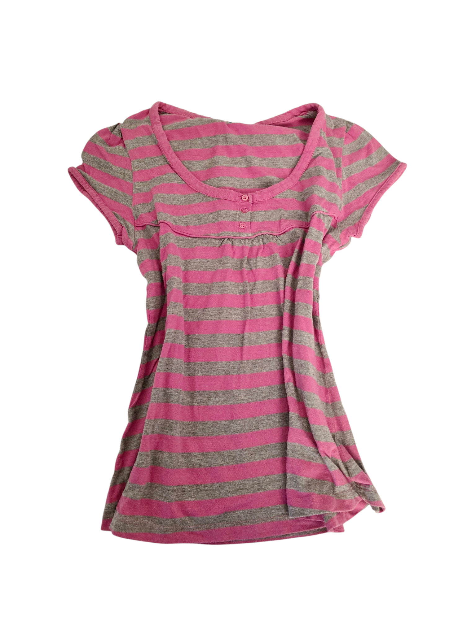 2000s vintage coquette babydoll striped top - zimfriperie
