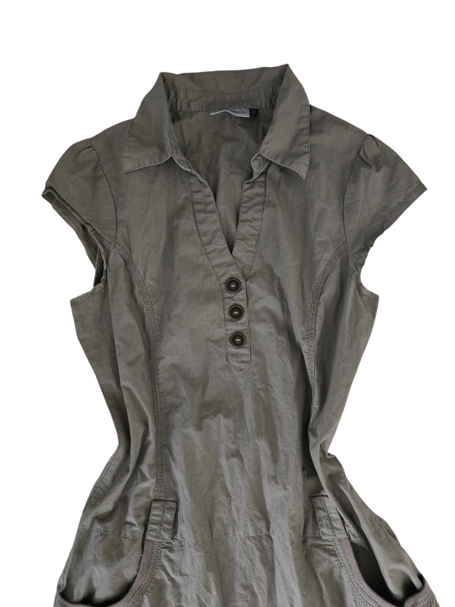 2000s vintage office softgrunge shirt dress - zimfriperie