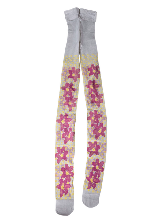 00s vintage coquette colorfull tights