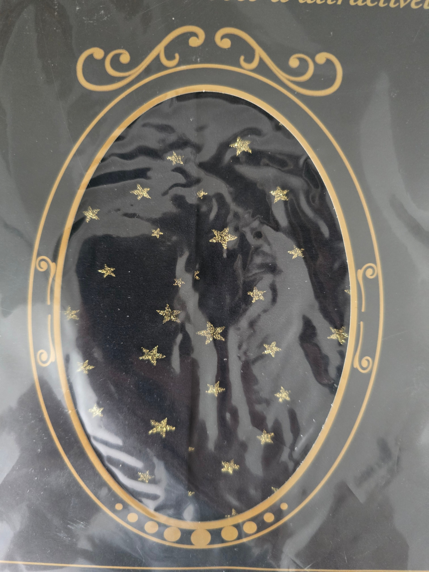 2000s vintage japan whimsy golden stars tights