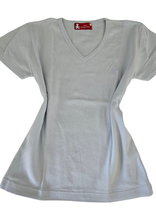 2000s vintage blue coquette tshirt - zimfriperie