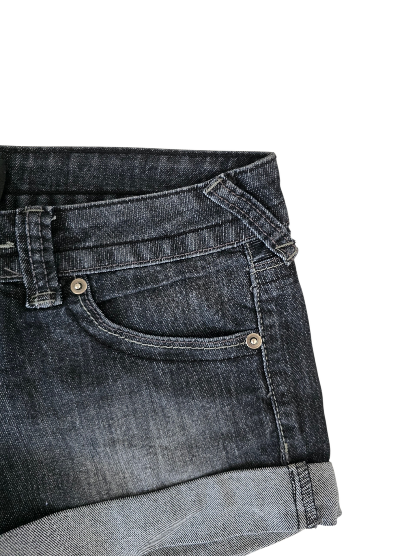 2000s vintage low waist denim short