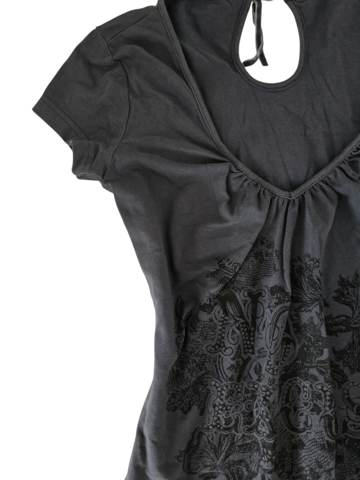 2000s vintage softgrunge printed top - zimfriperie