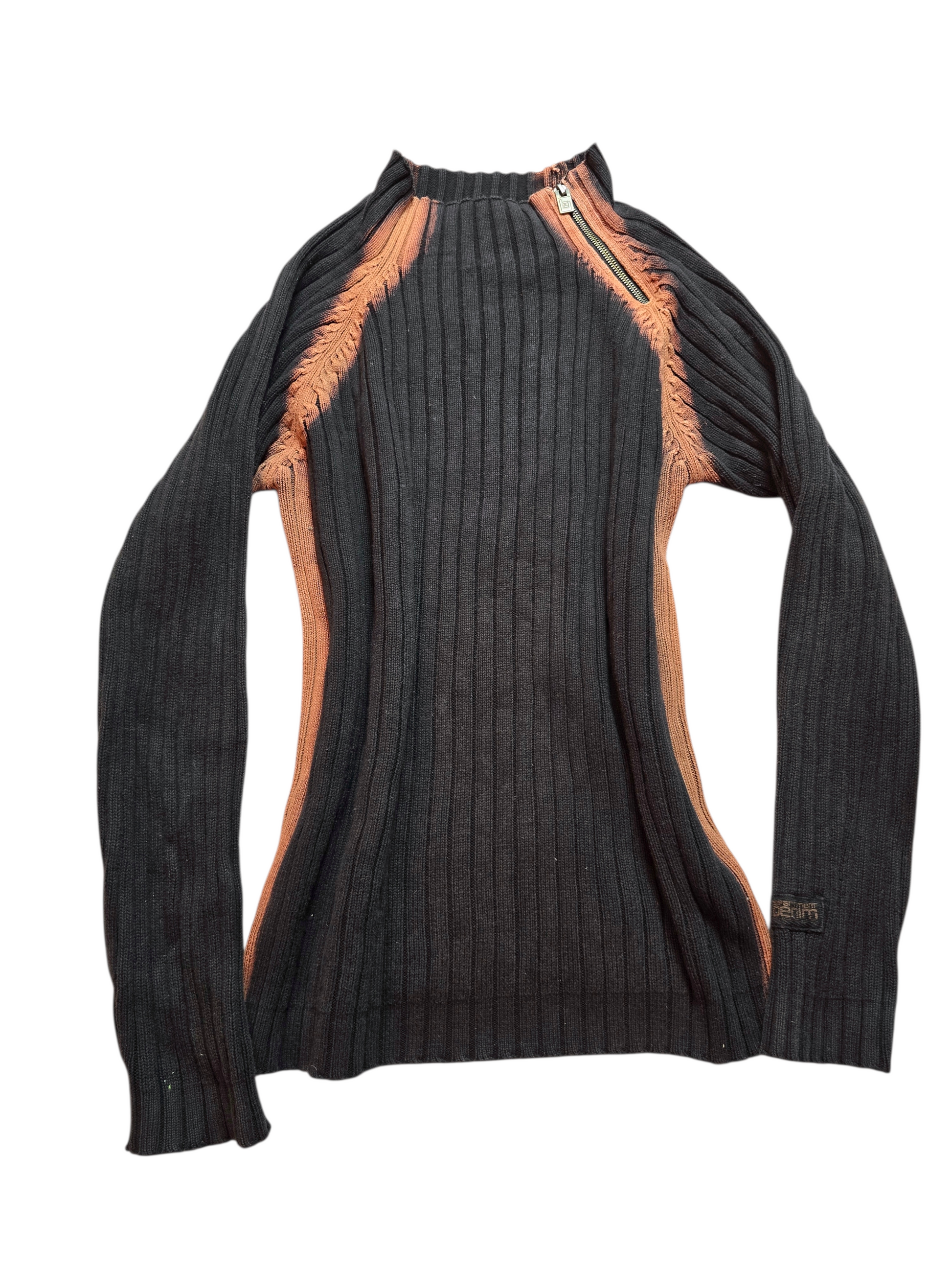 00s vintage softgrunge ribbed sweater - zimfriperie