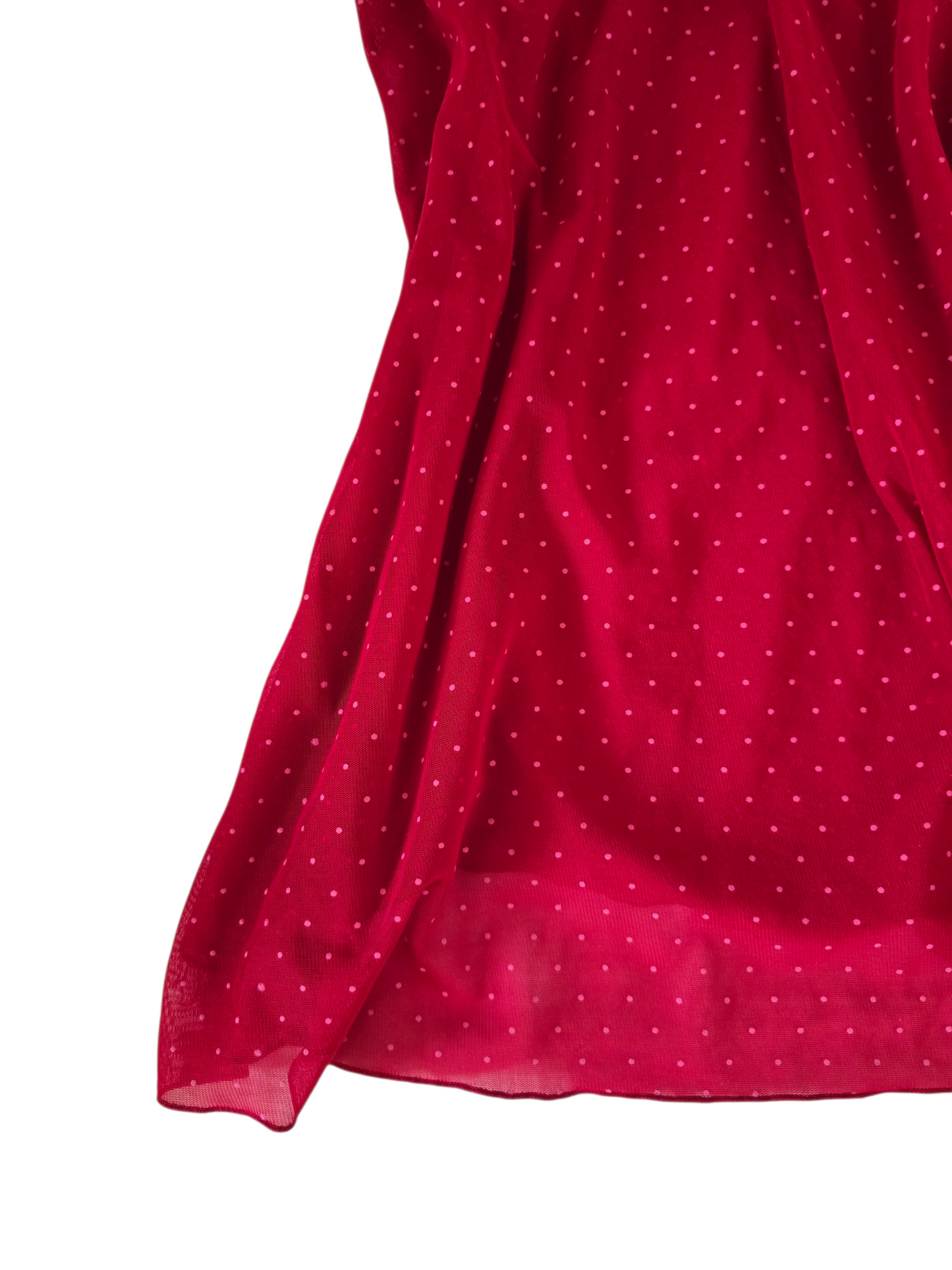 2000s vintage whimsitwee polka dots transparent top - zimfriperie