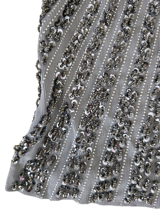 Y2k vintage indie sleaze sequin top