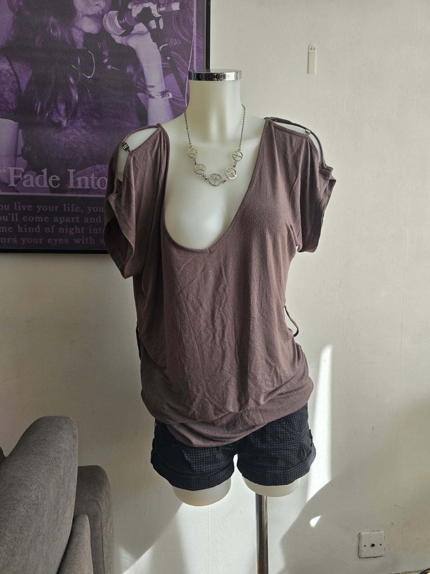 00s vintage indie sleaze slouchy dress