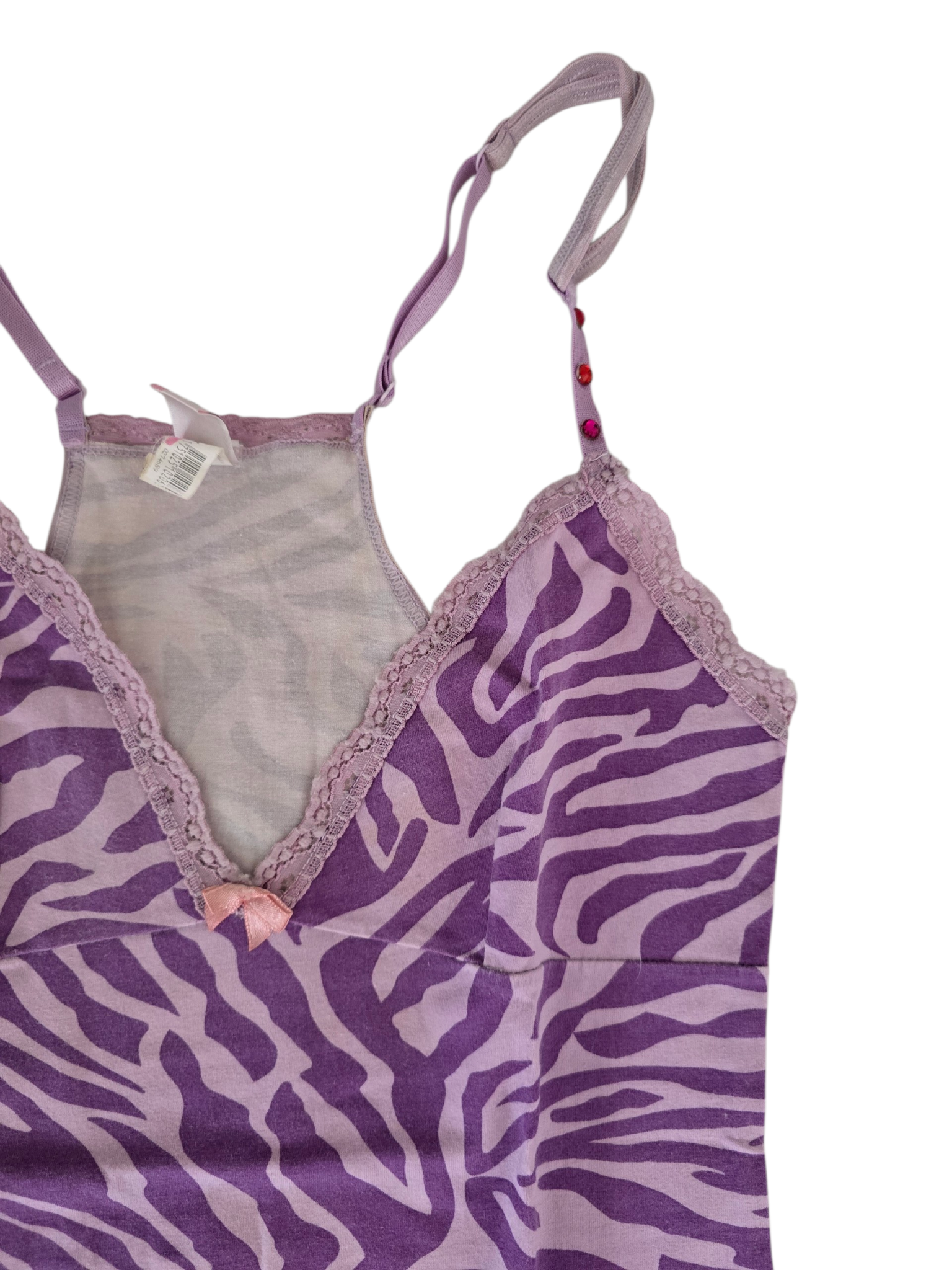 2000s vintage leopard purple scene top - zimfriperie