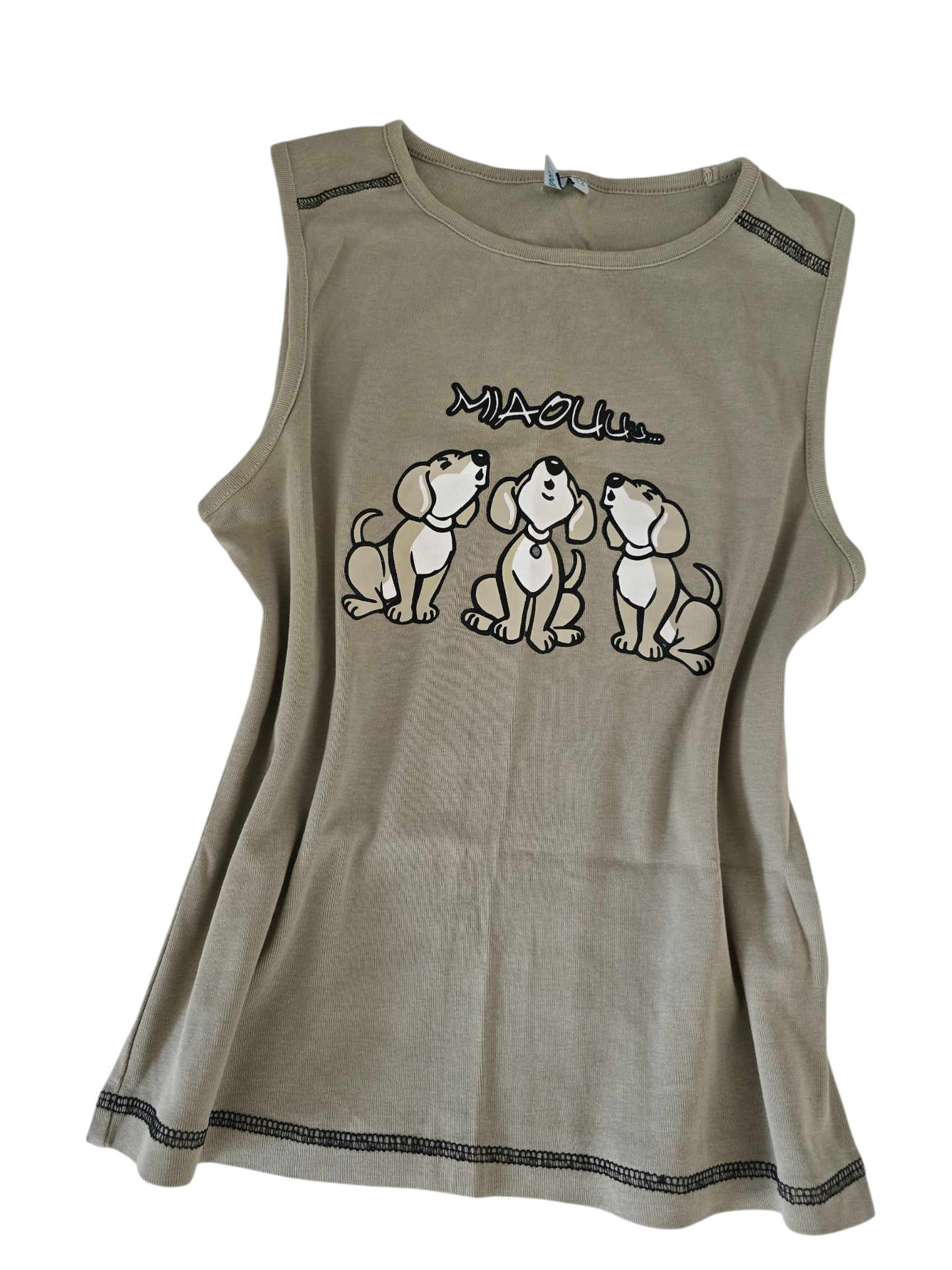 2000s vintage printed tank top - zimfriperie
