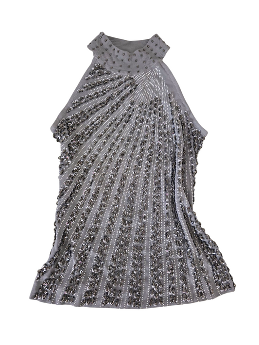 Y2k vintage indie sleaze sequin top