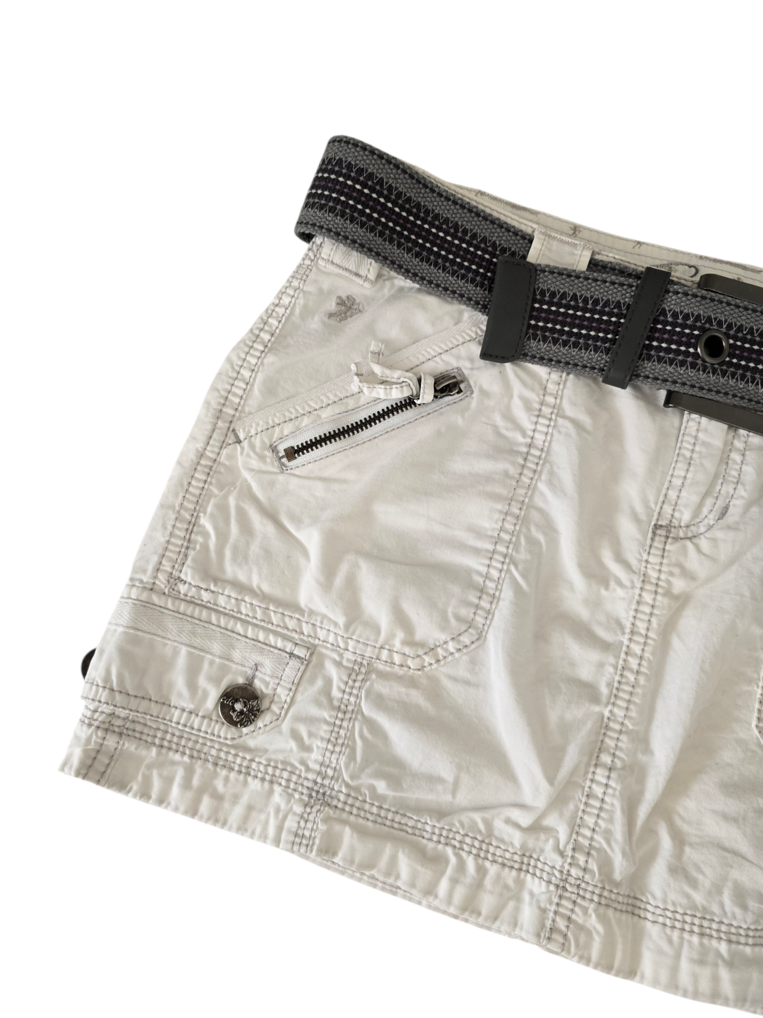 2000s vintage cargo low waist mini skirt - zimfriperie