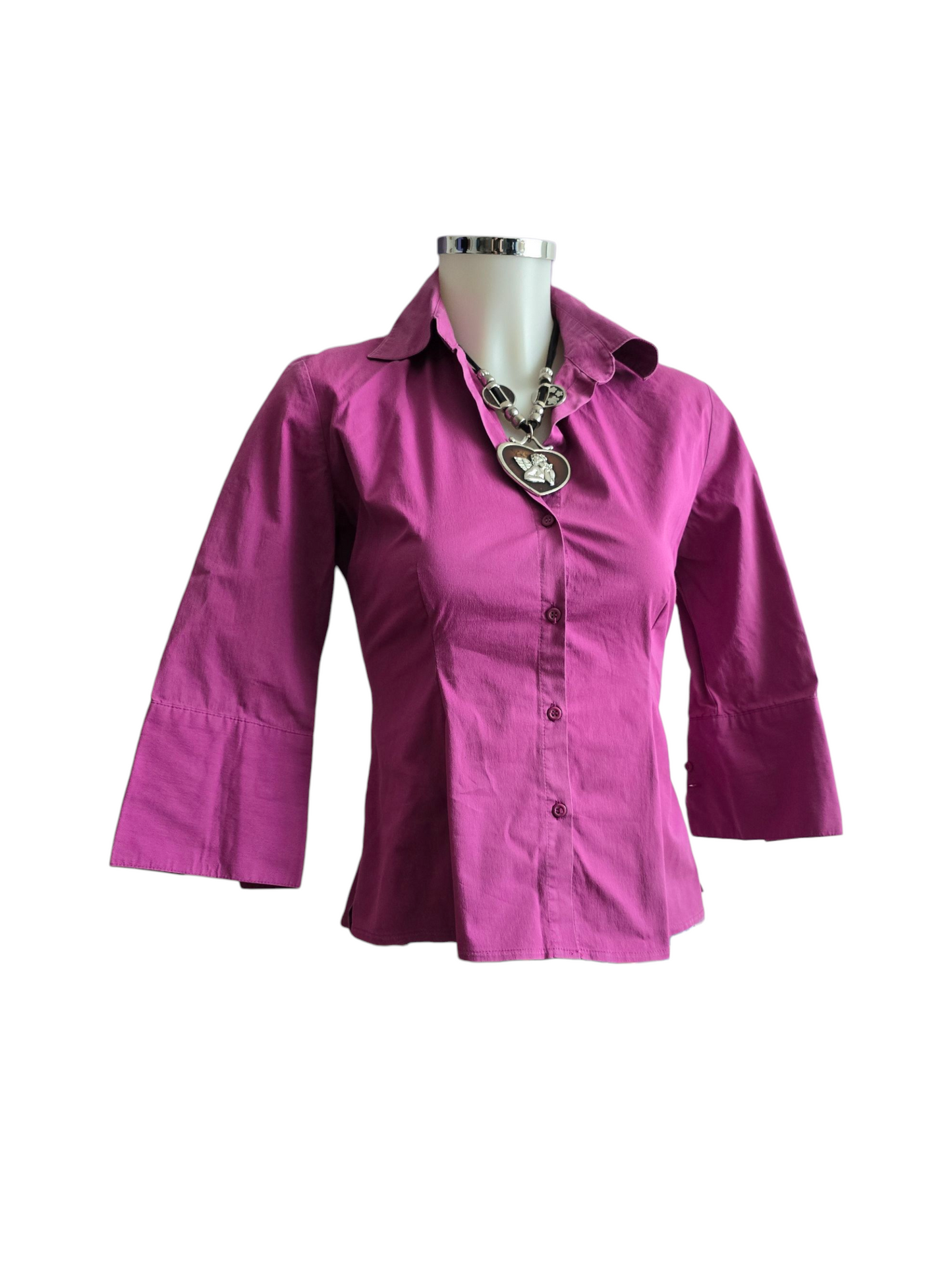 90s vintage flirty office shirt