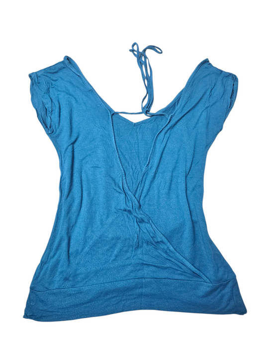 00s vintage indie sleaze slouchy backless top