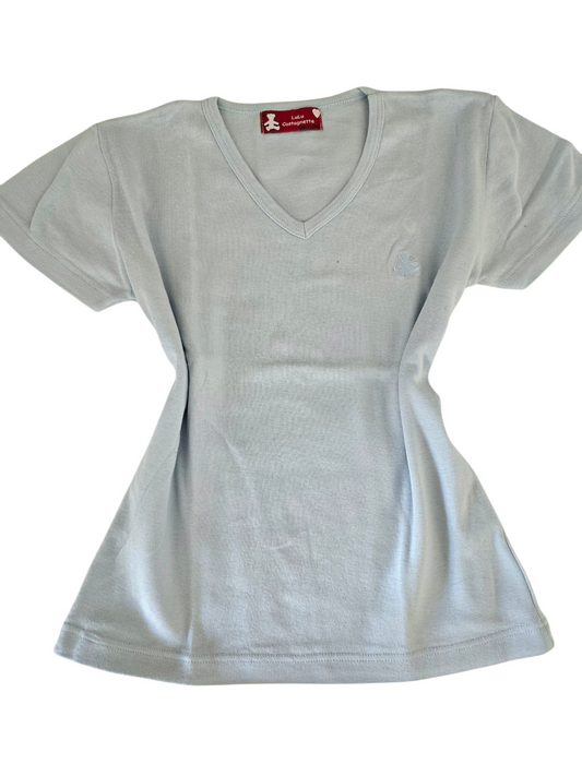 2000s vintage blue coquette tshirt - zimfriperie