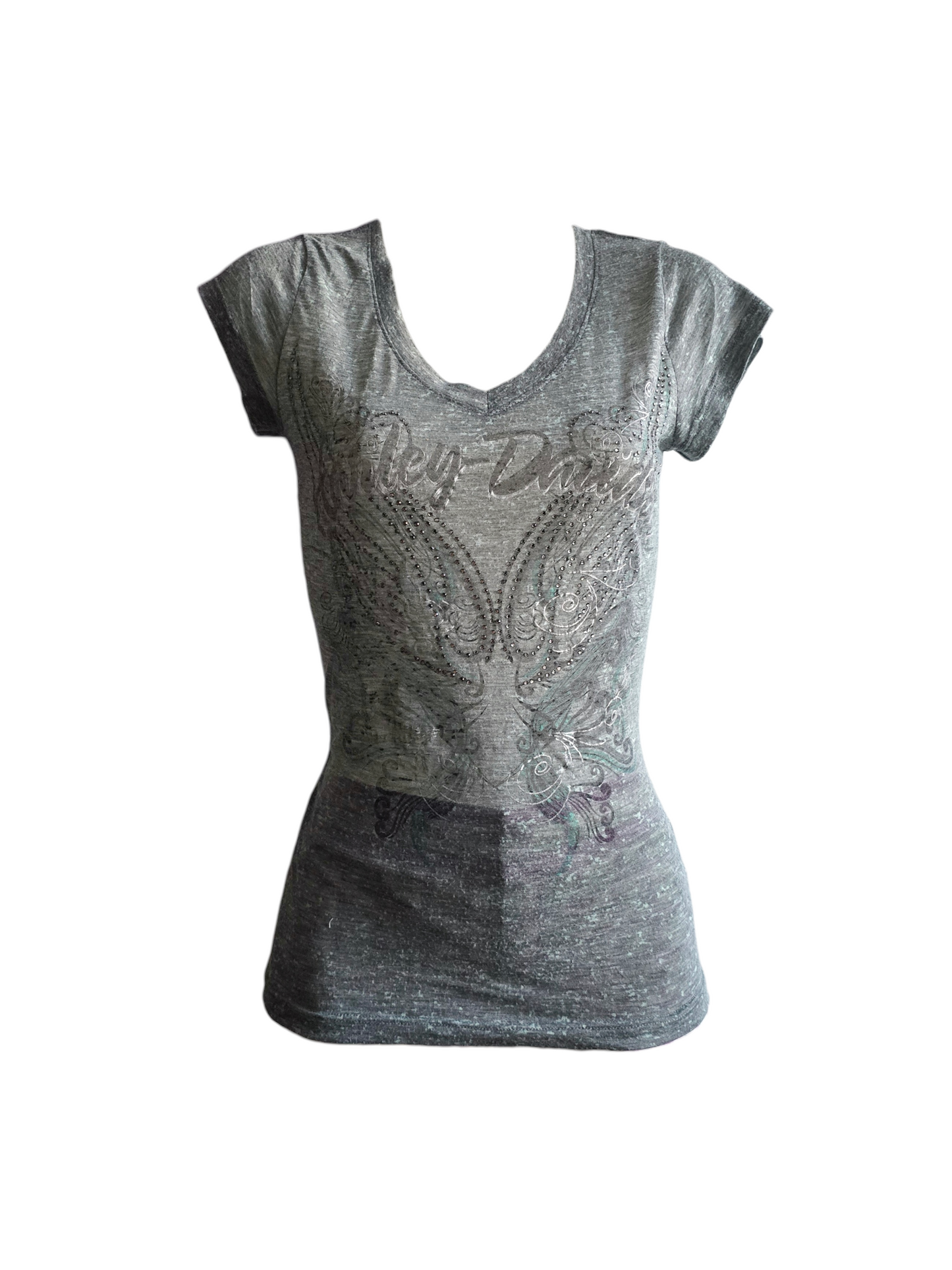 00s Harley Davidson vintage softgrunge top