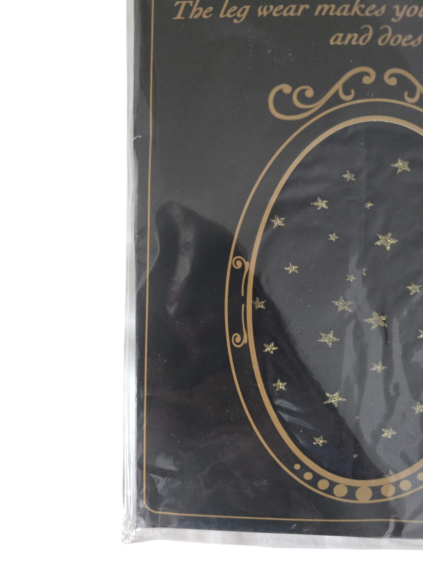 2000s vintage japan whimsy golden stars tights