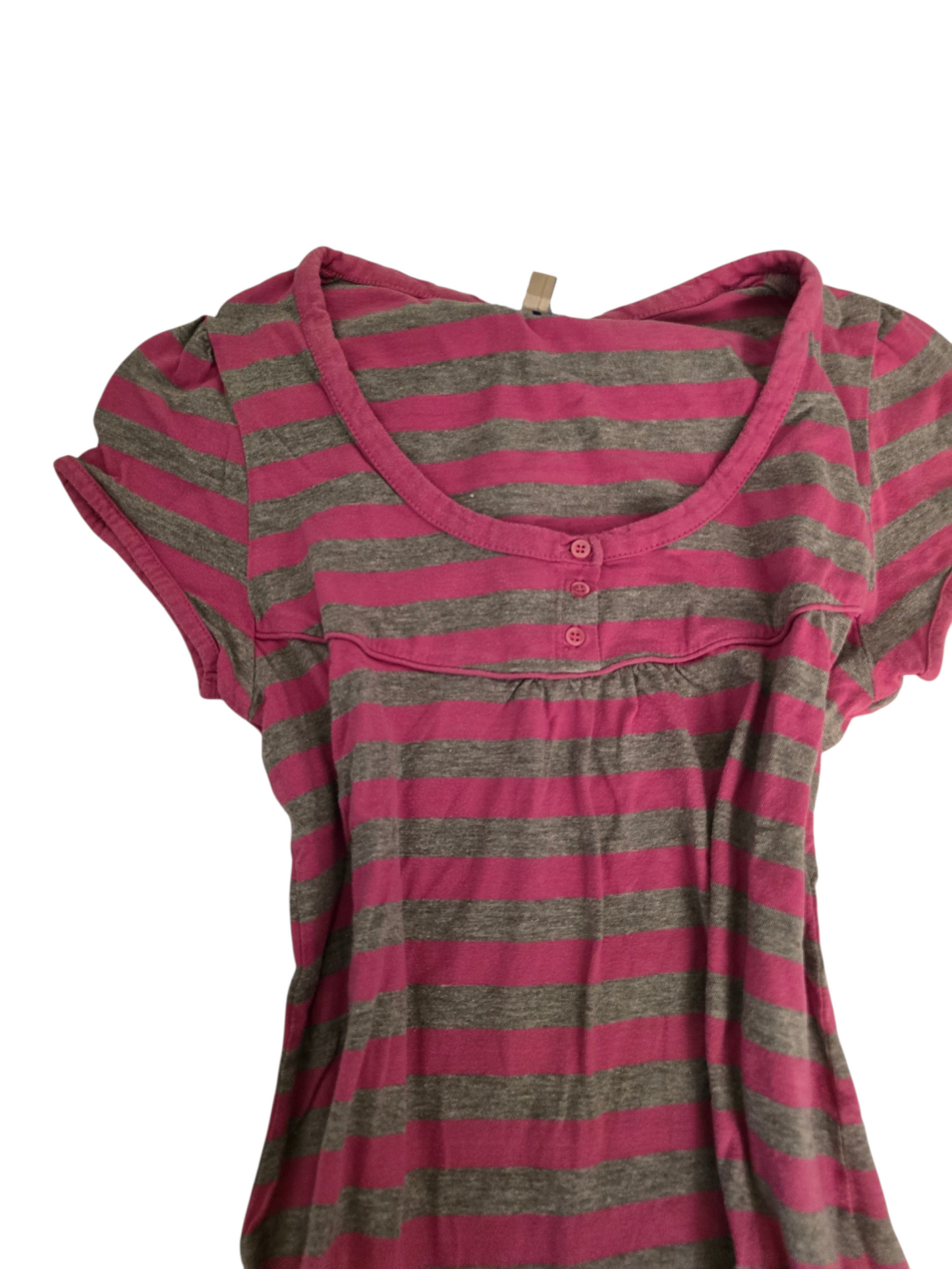 2000s vintage coquette babydoll striped top - zimfriperie