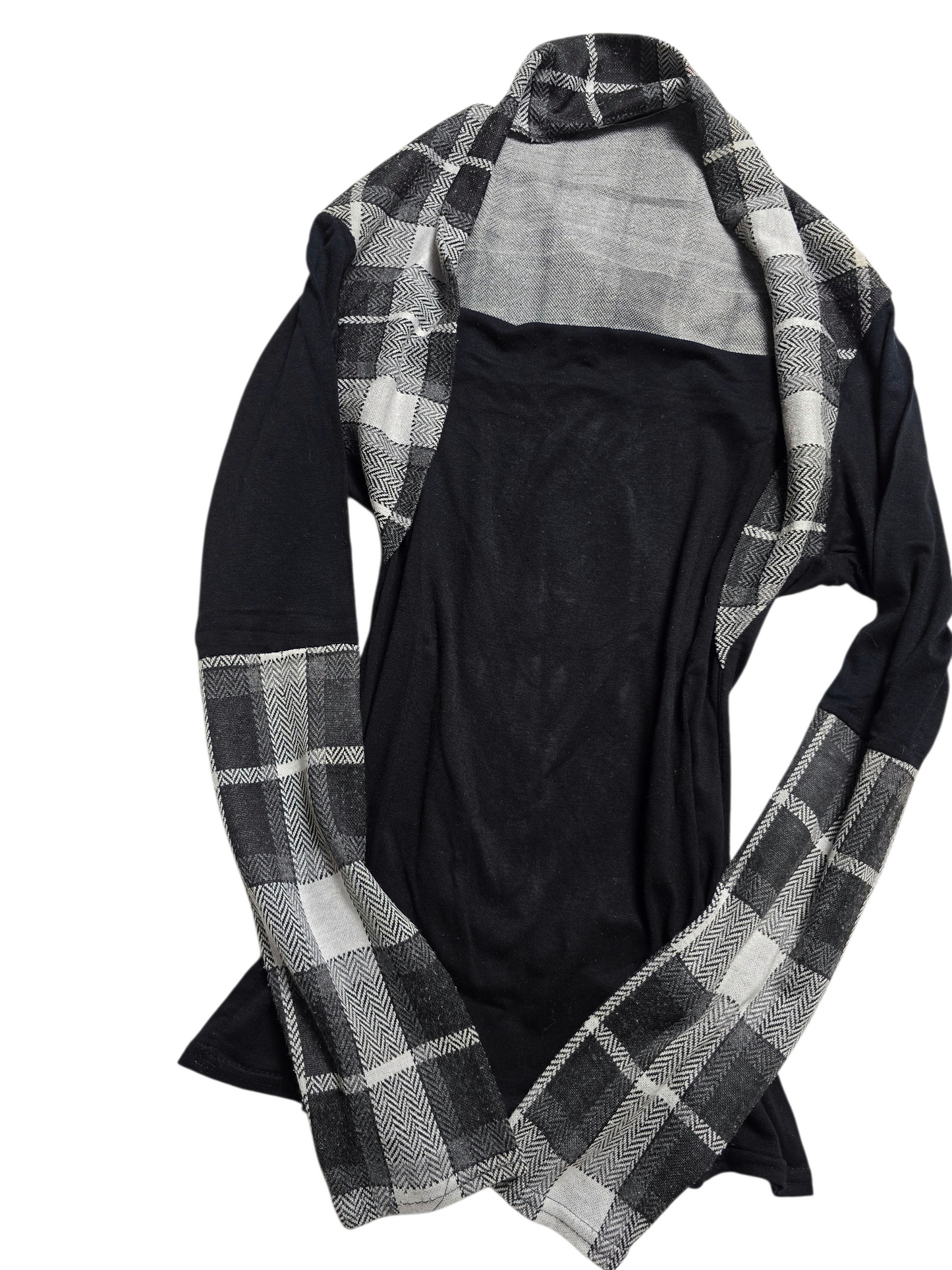 00s vintage coquette plaid fitted top