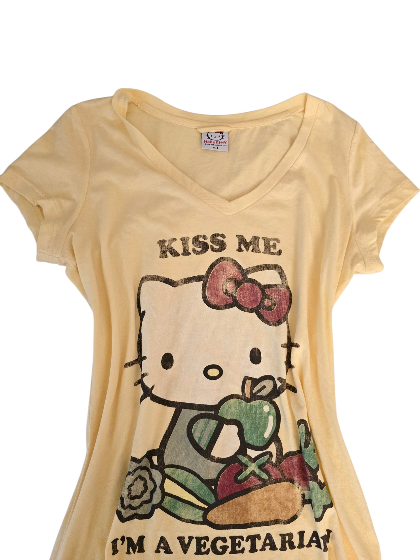 2009 vintage Hello kitty archive yellow swag top - zimfriperie