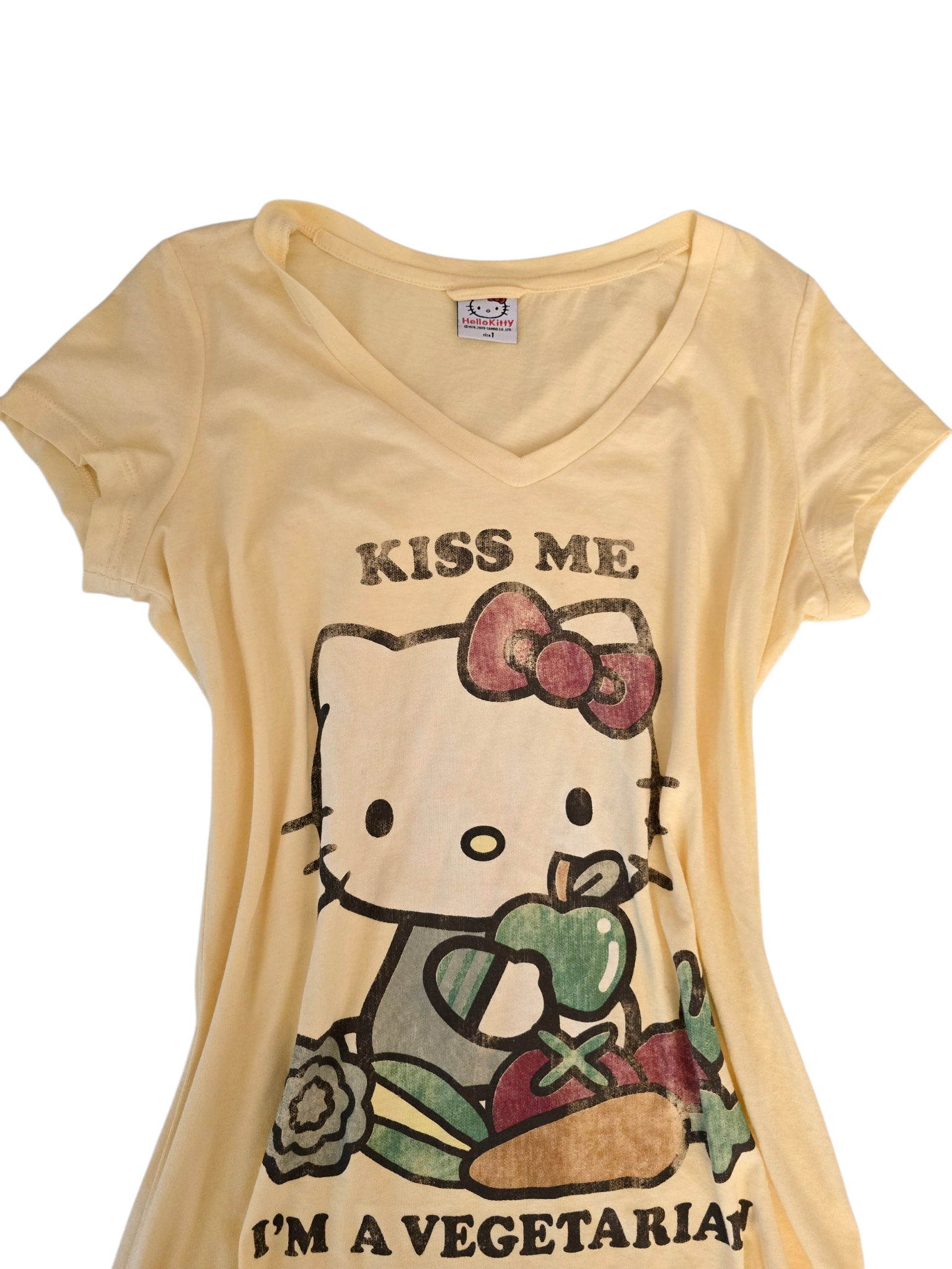 2009 vintage Hello kitty archive yellow swag top - zimfriperie