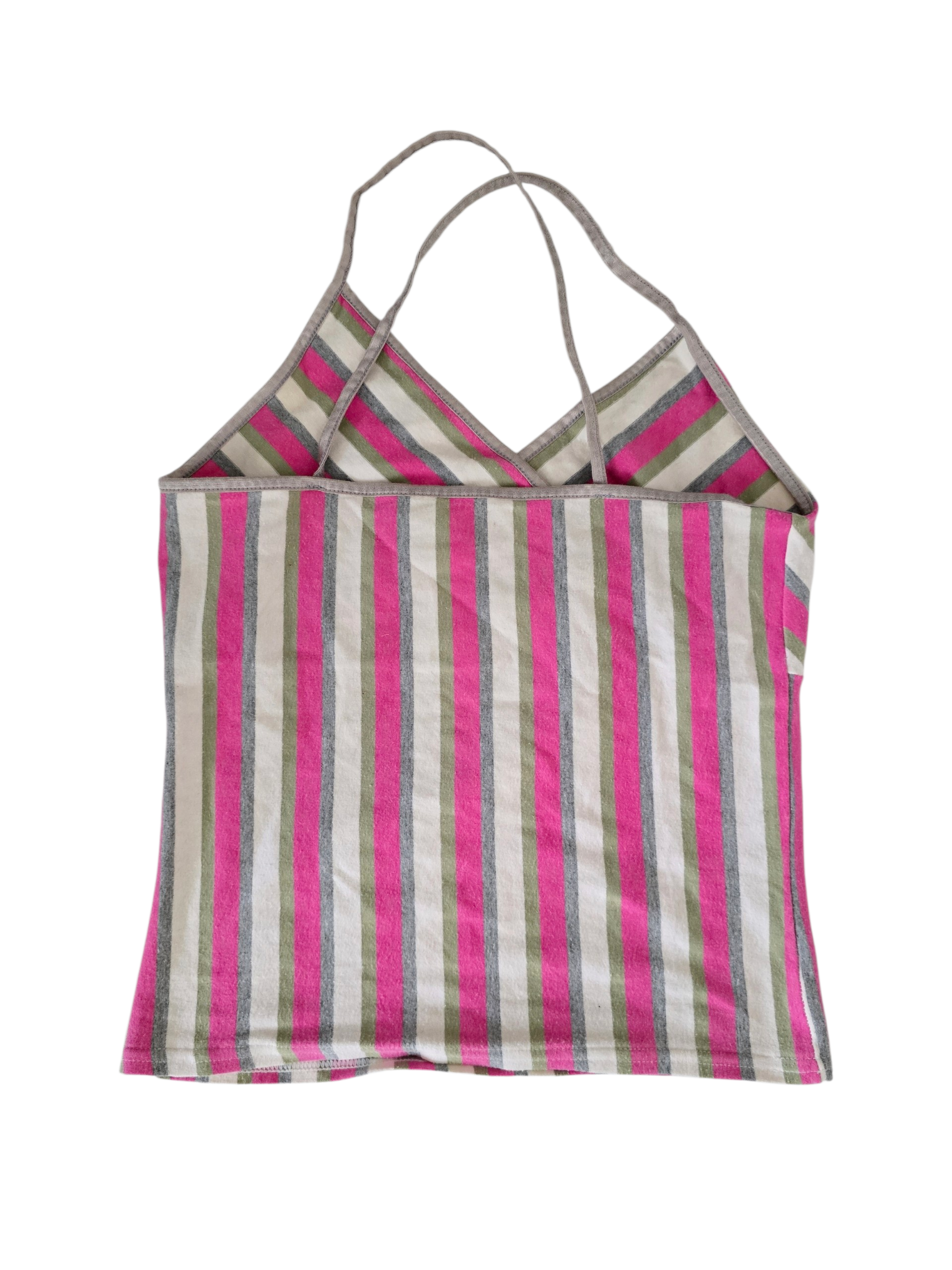 2000s vintage indie sleaze striped babydoll top - zimfriperie