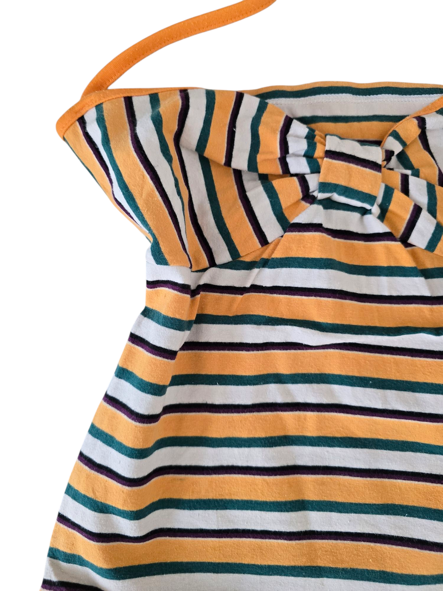 90s vintage softgrunge striped backless top