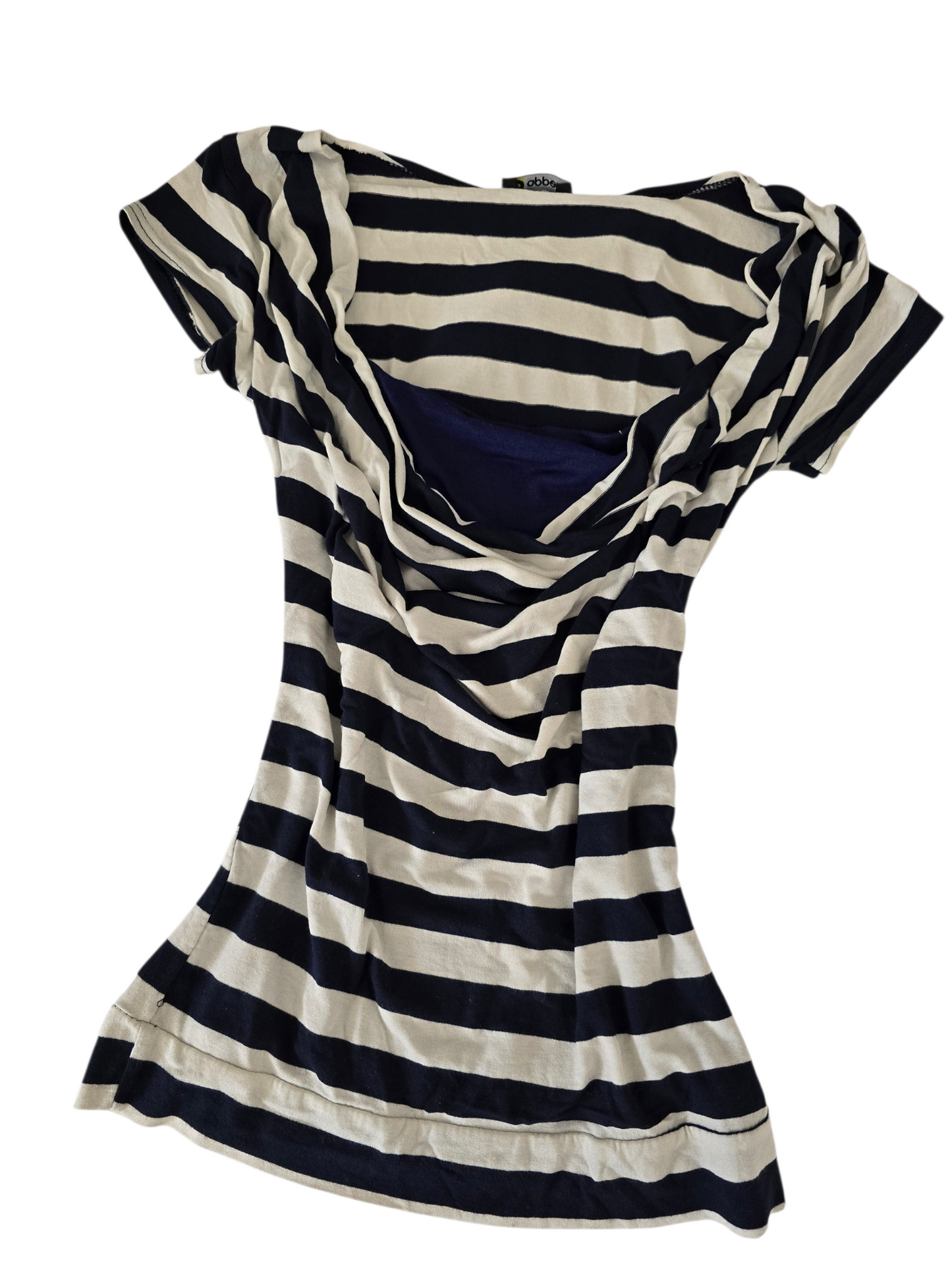 2000s vintage softgrunge striped draped top - zimfriperie
