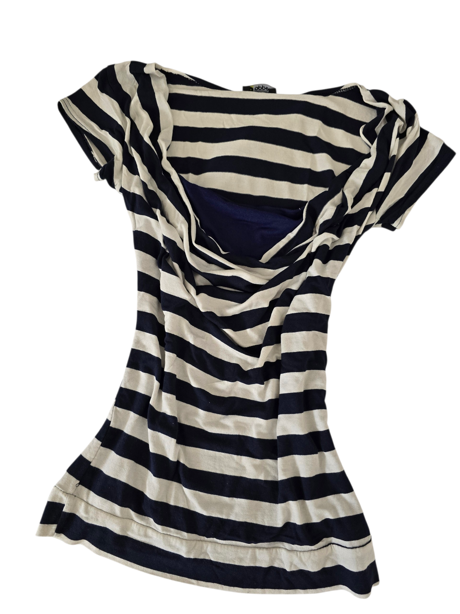 2000s vintage softgrunge striped draped top - zimfriperie