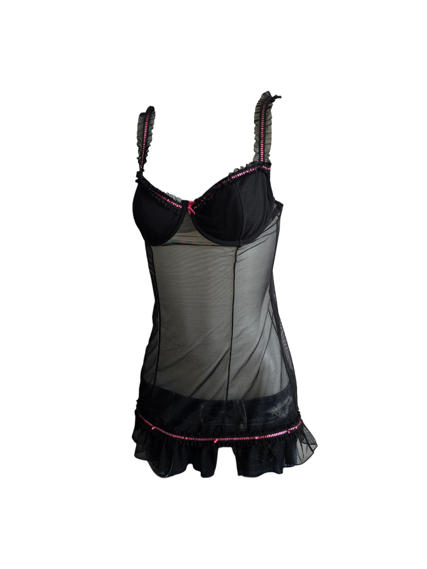 2000s vintage dark coquette babydoll top - zimfriperie