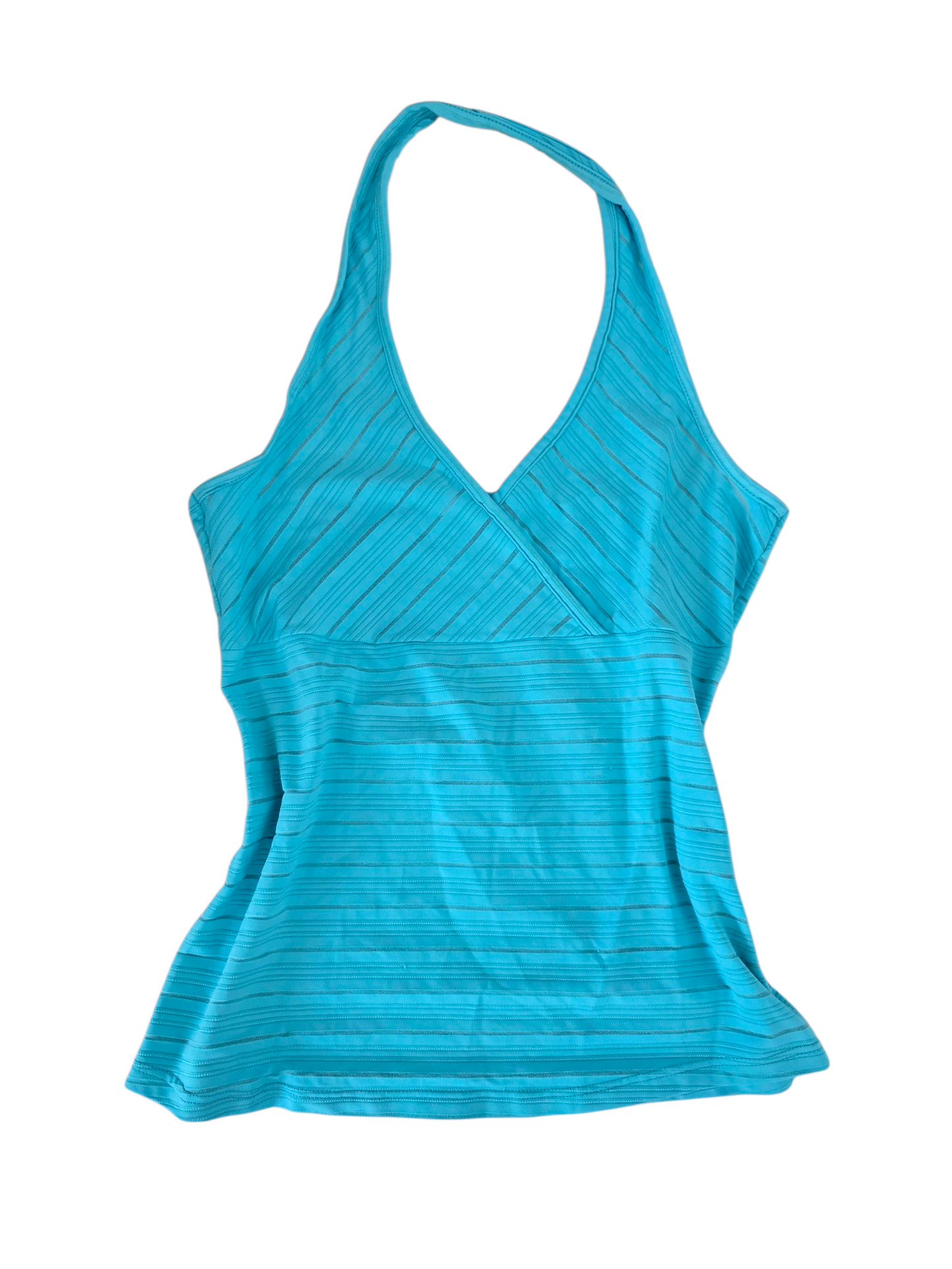 Y2k vintage coconut girl striped halter top