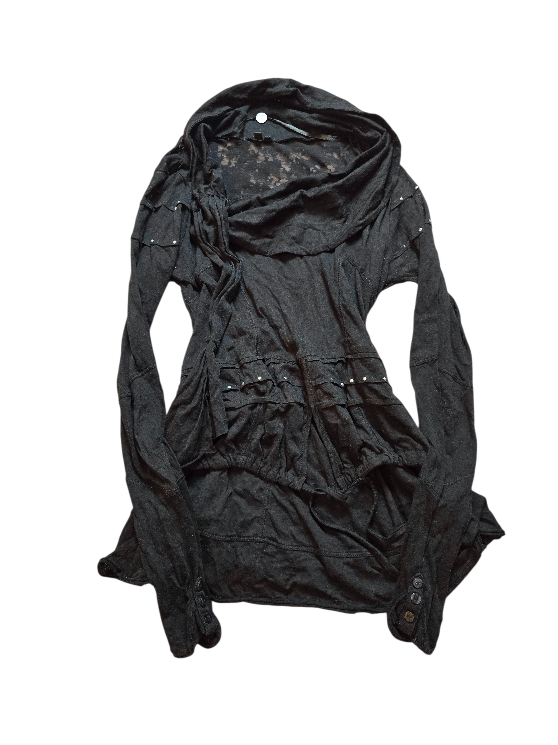 00s vintage lace dark coquette transparente top - zimfriperie