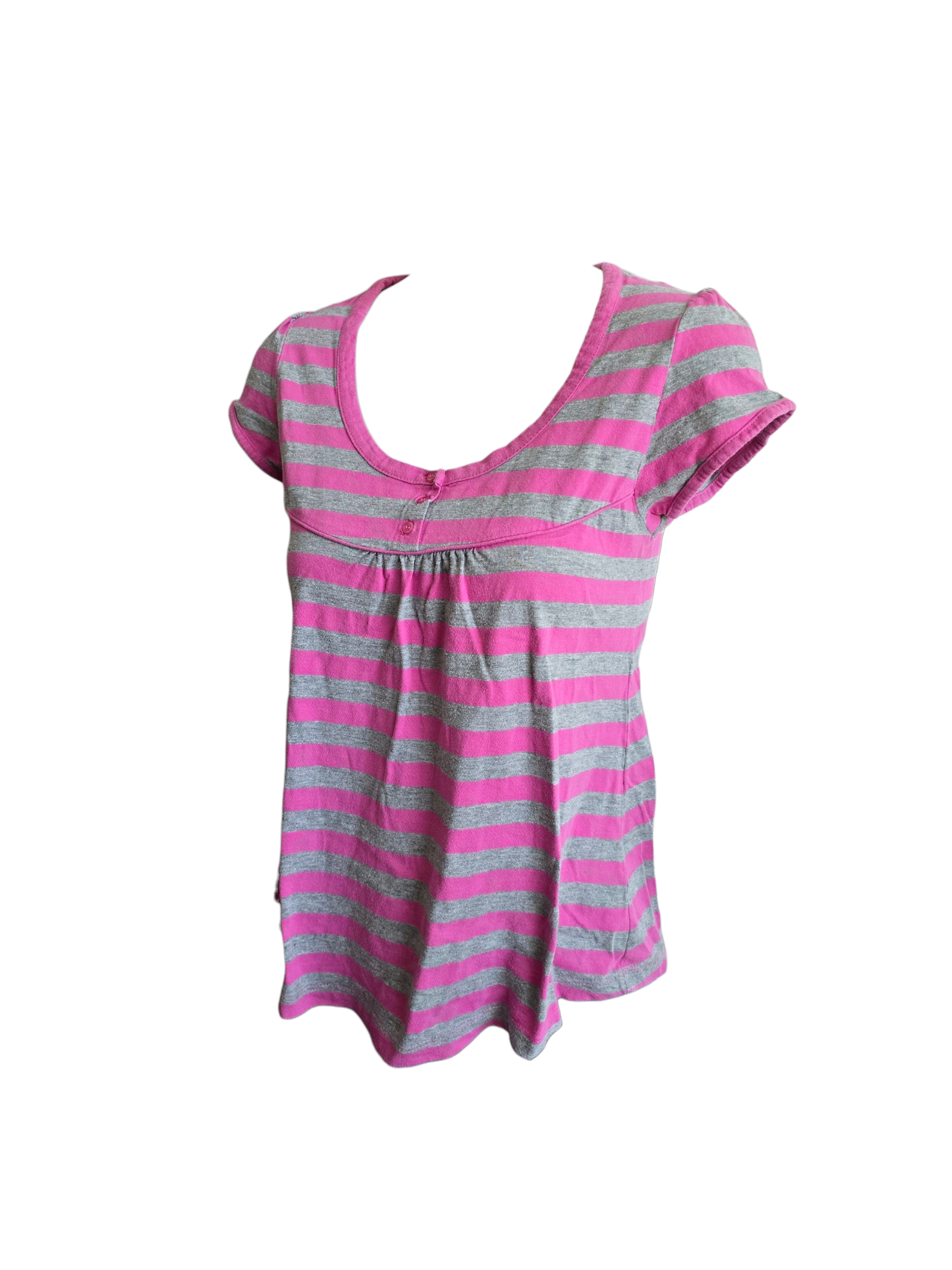 2000s vintage coquette babydoll striped top - zimfriperie