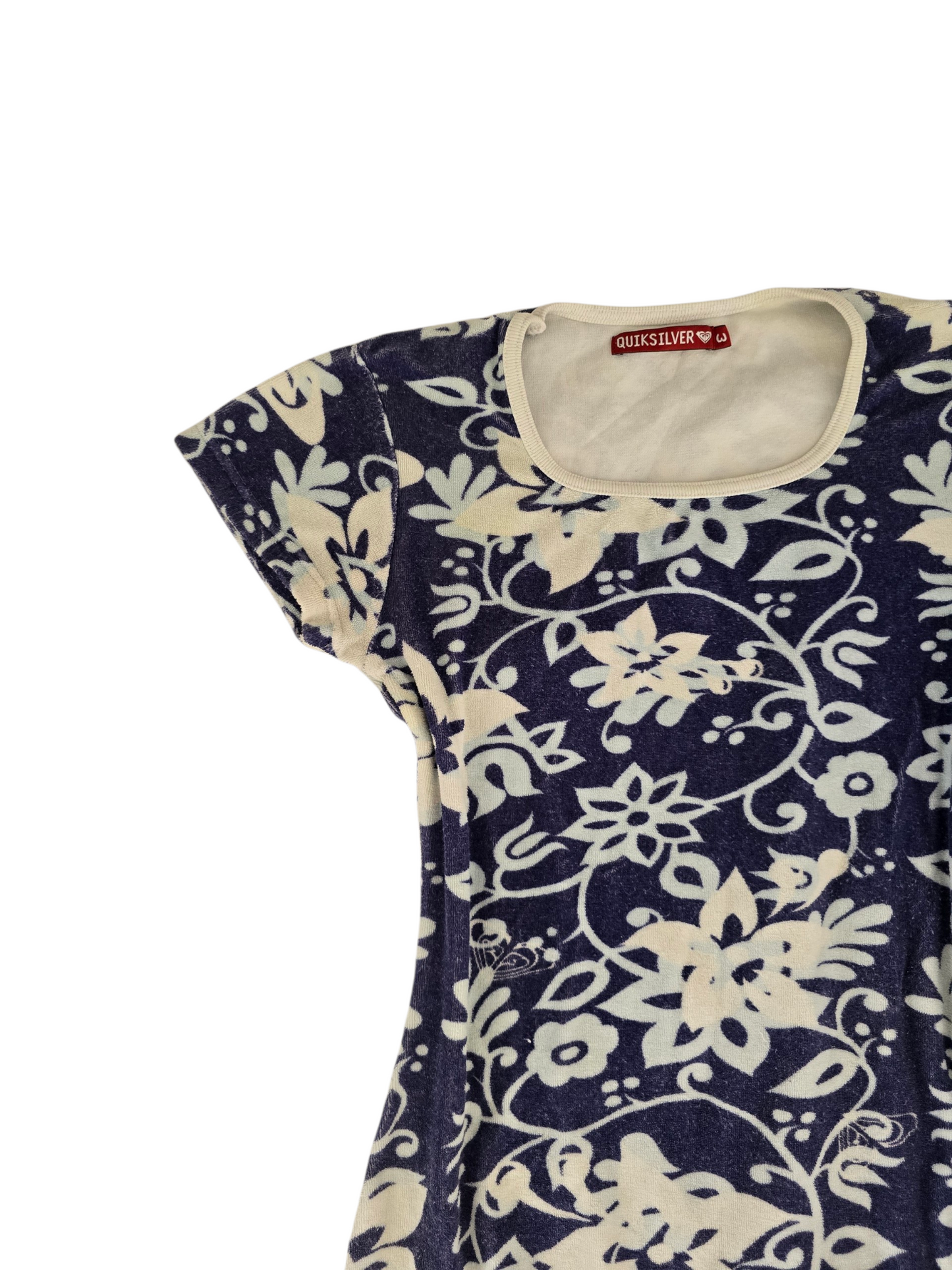 90s vintage surfwear flowers dress