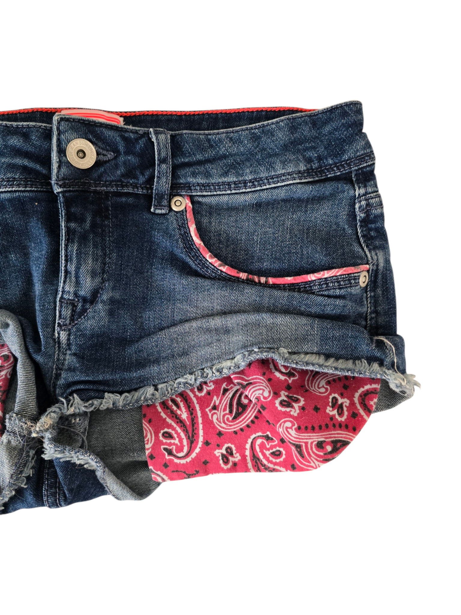 2009s vintage low waist indie denim short - zimfriperie