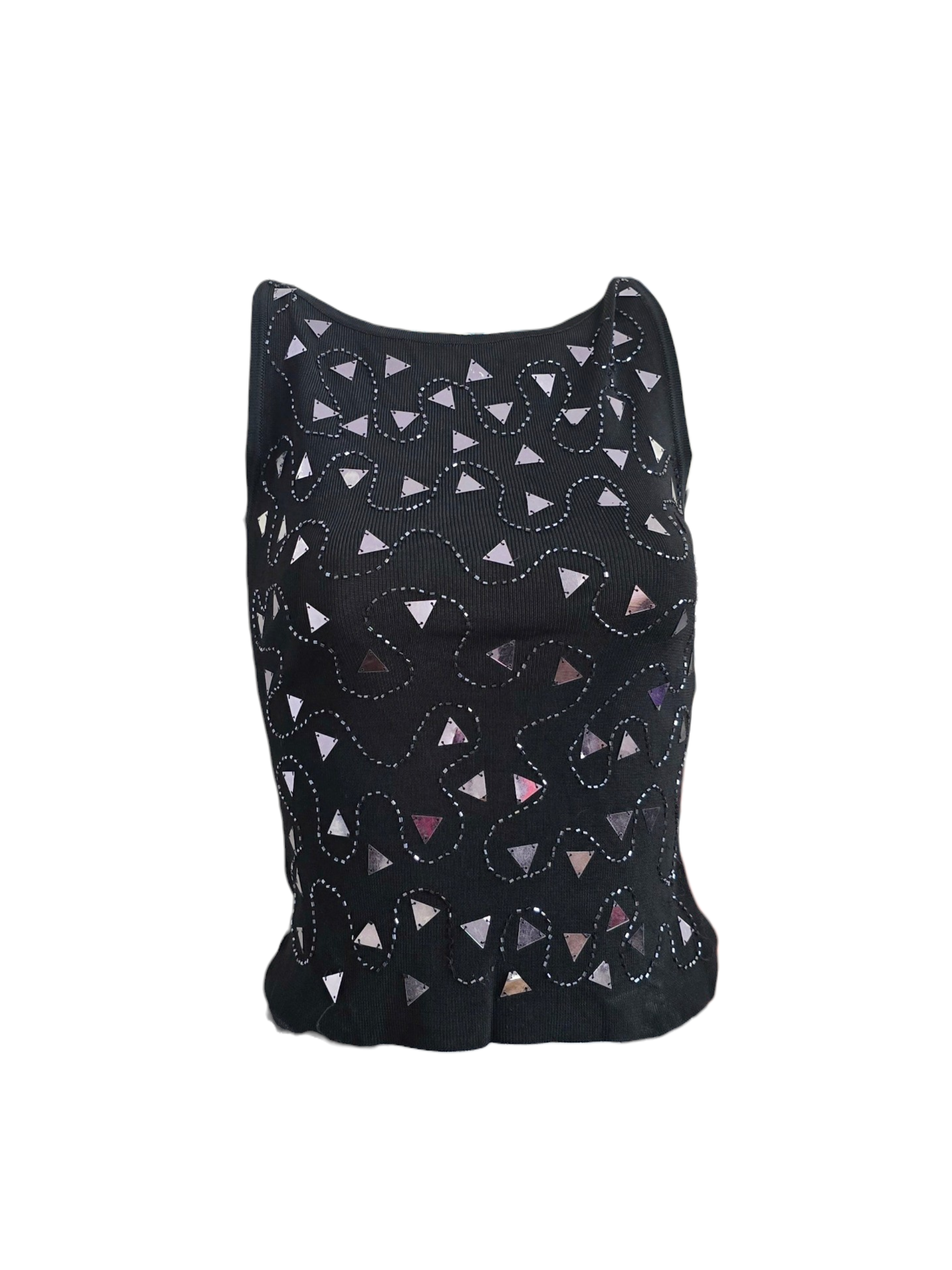 2000s vintage fairy beaded and sequined top - zimfriperie