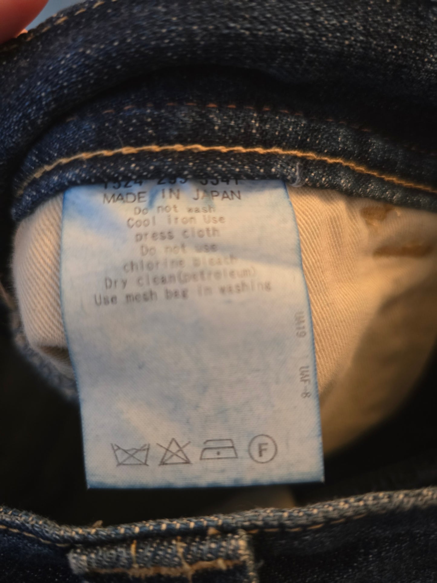 00s japan vintage denim cowgirl fringes skirt - zimfriperie