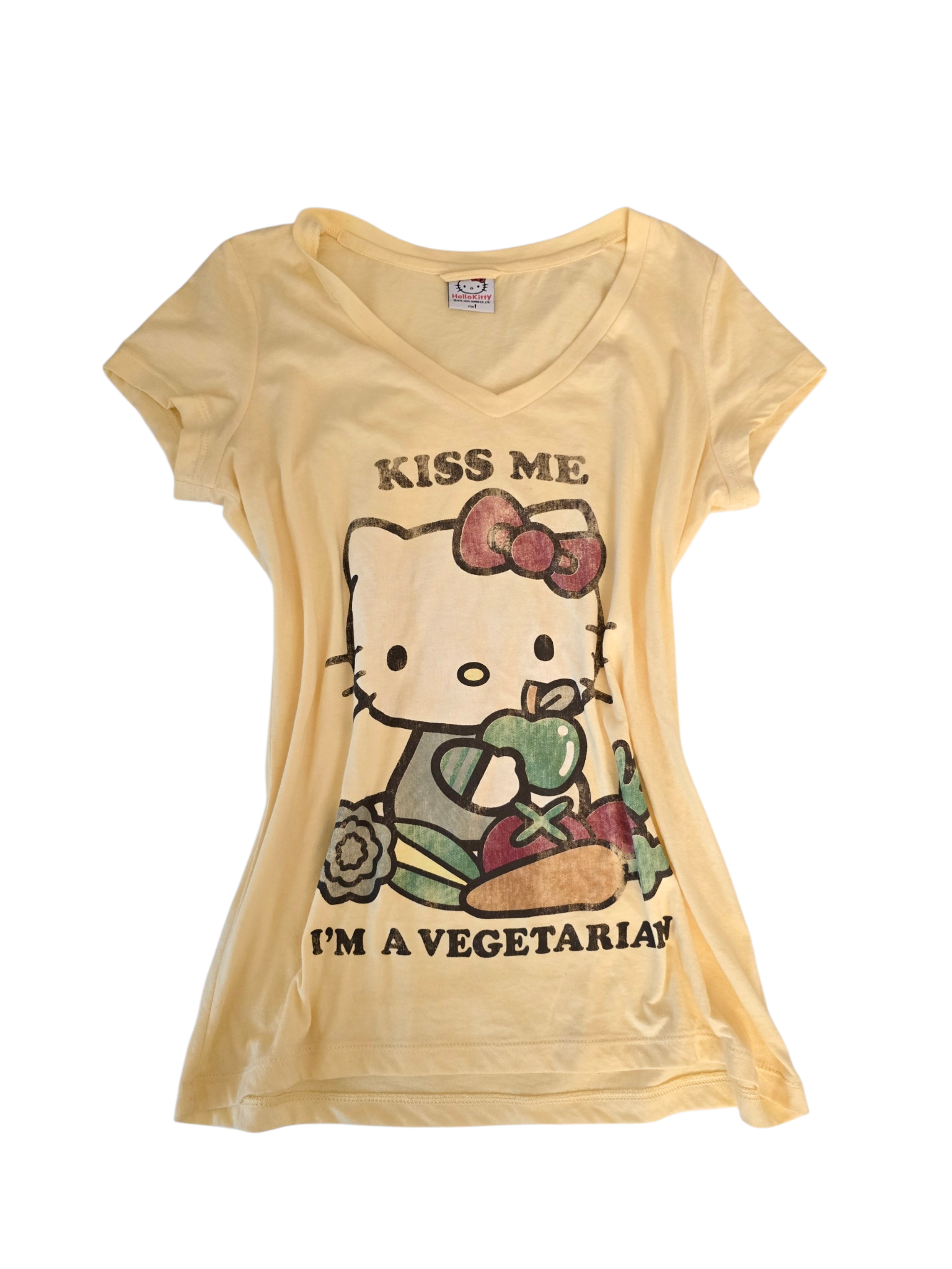 2009 vintage Hello kitty archive yellow swag top - zimfriperie