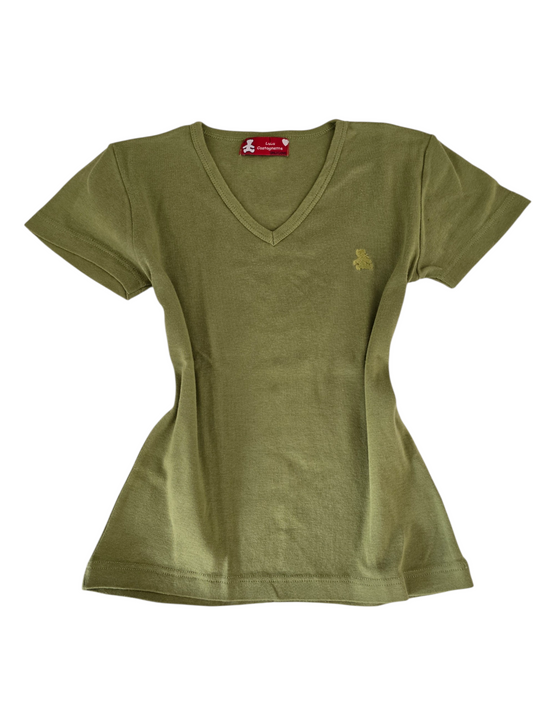 2000s vintage green coquette tshirt - zimfriperie