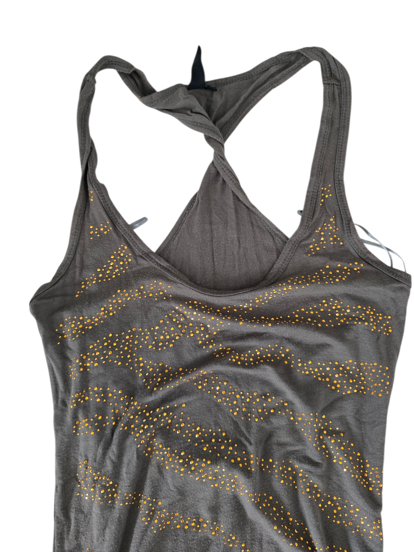 2000s vintage indie sleaze studded top - zimfriperie