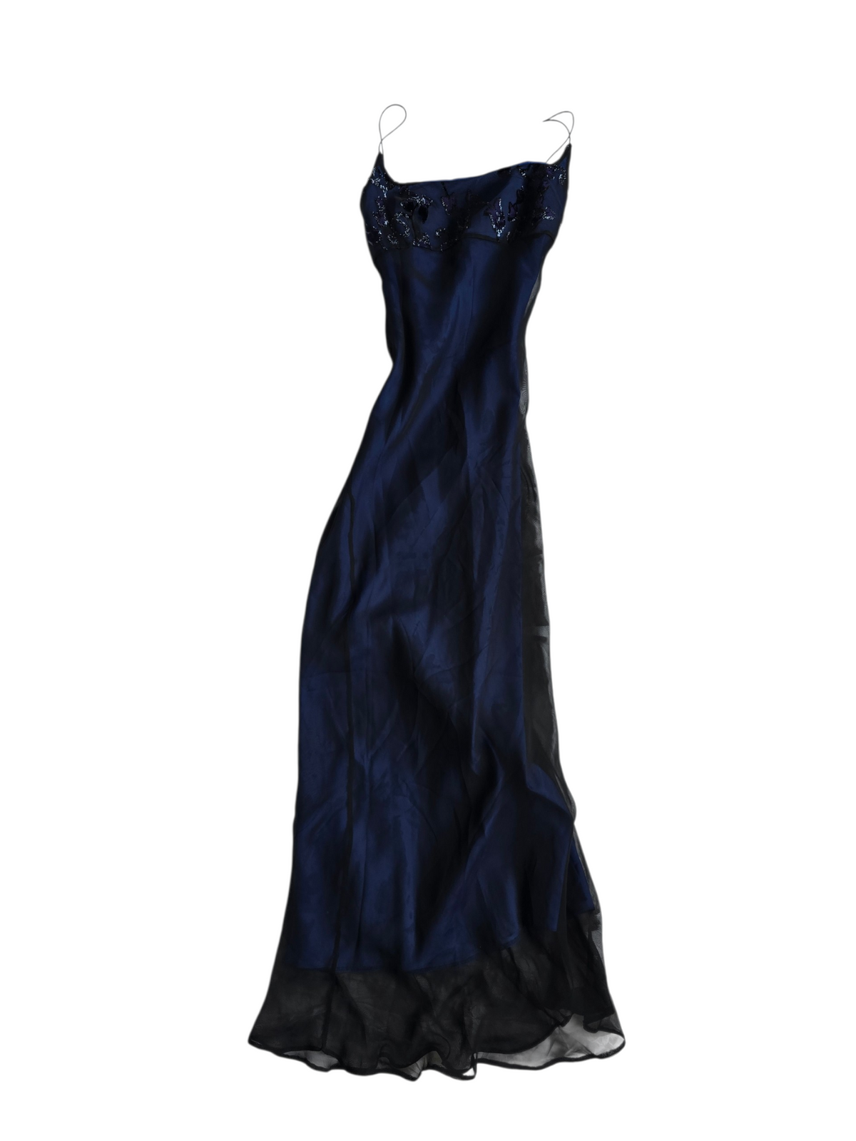 2000s vintage whimsy empire waist prom dress