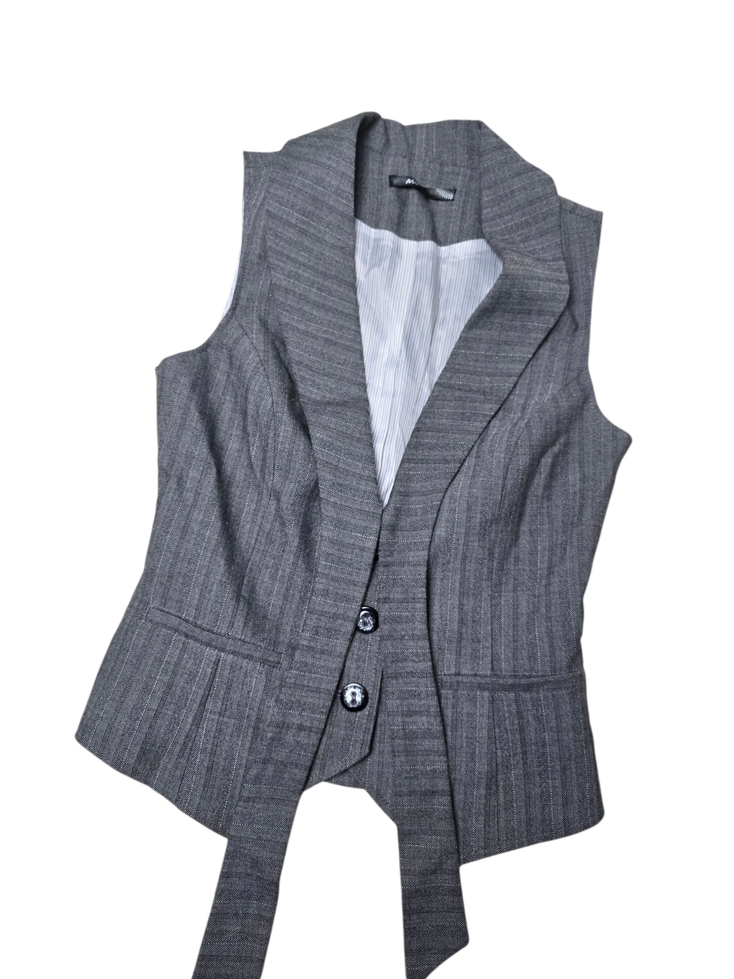 00s vintage office striped top