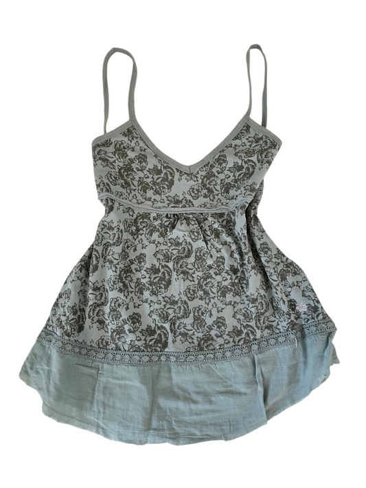 2000s vintage whimsy coquette babydoll top