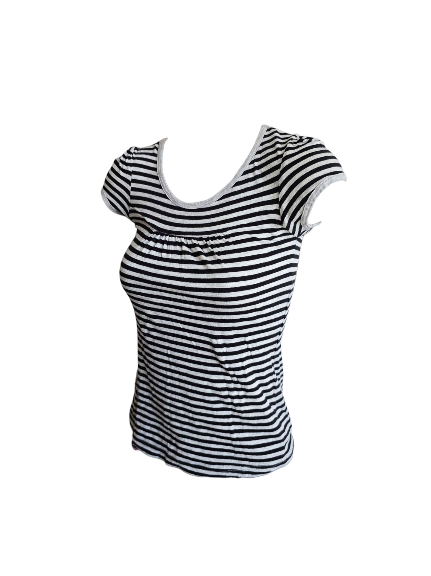 2000s vintage coquette babydoll striped top - zimfriperie