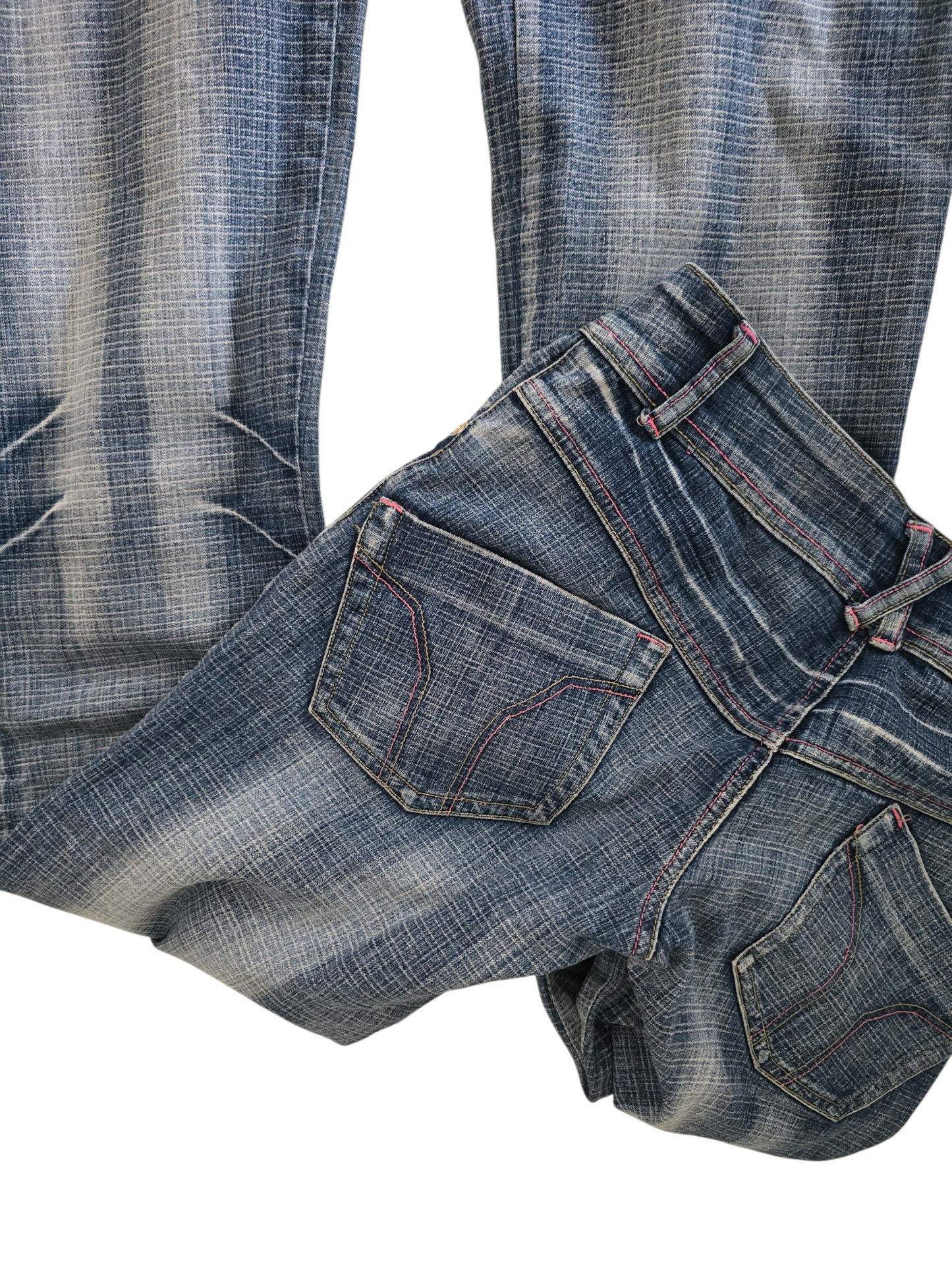 2000s vintage bootcut low waist denim pants - zimfriperie