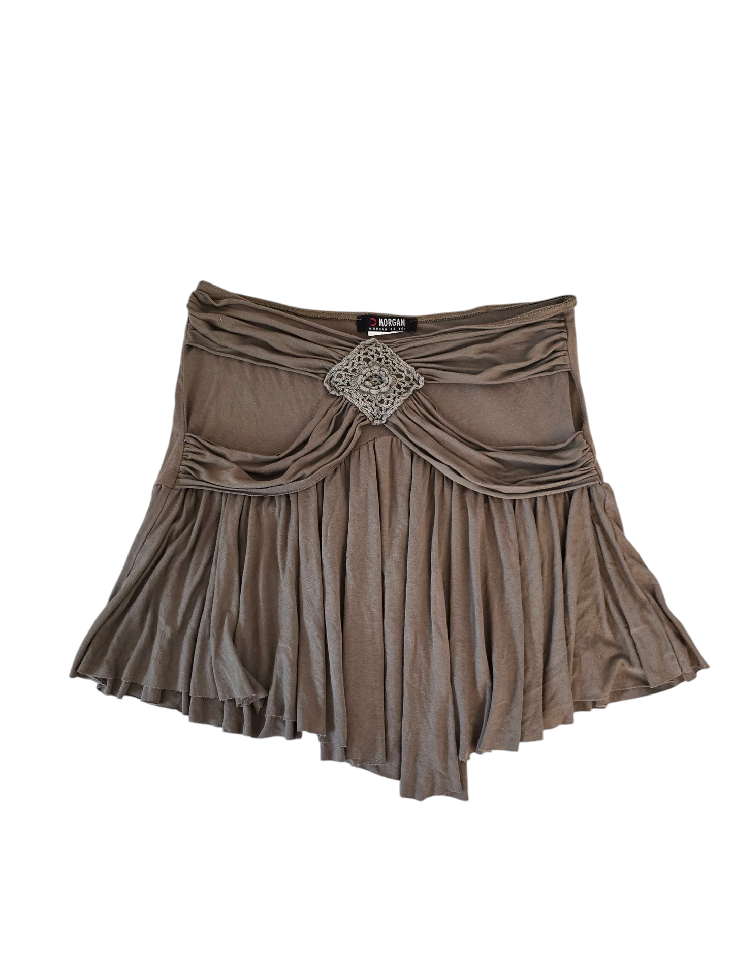 Y2k vintage Morgan de toi bohemian asymmetric skirt
