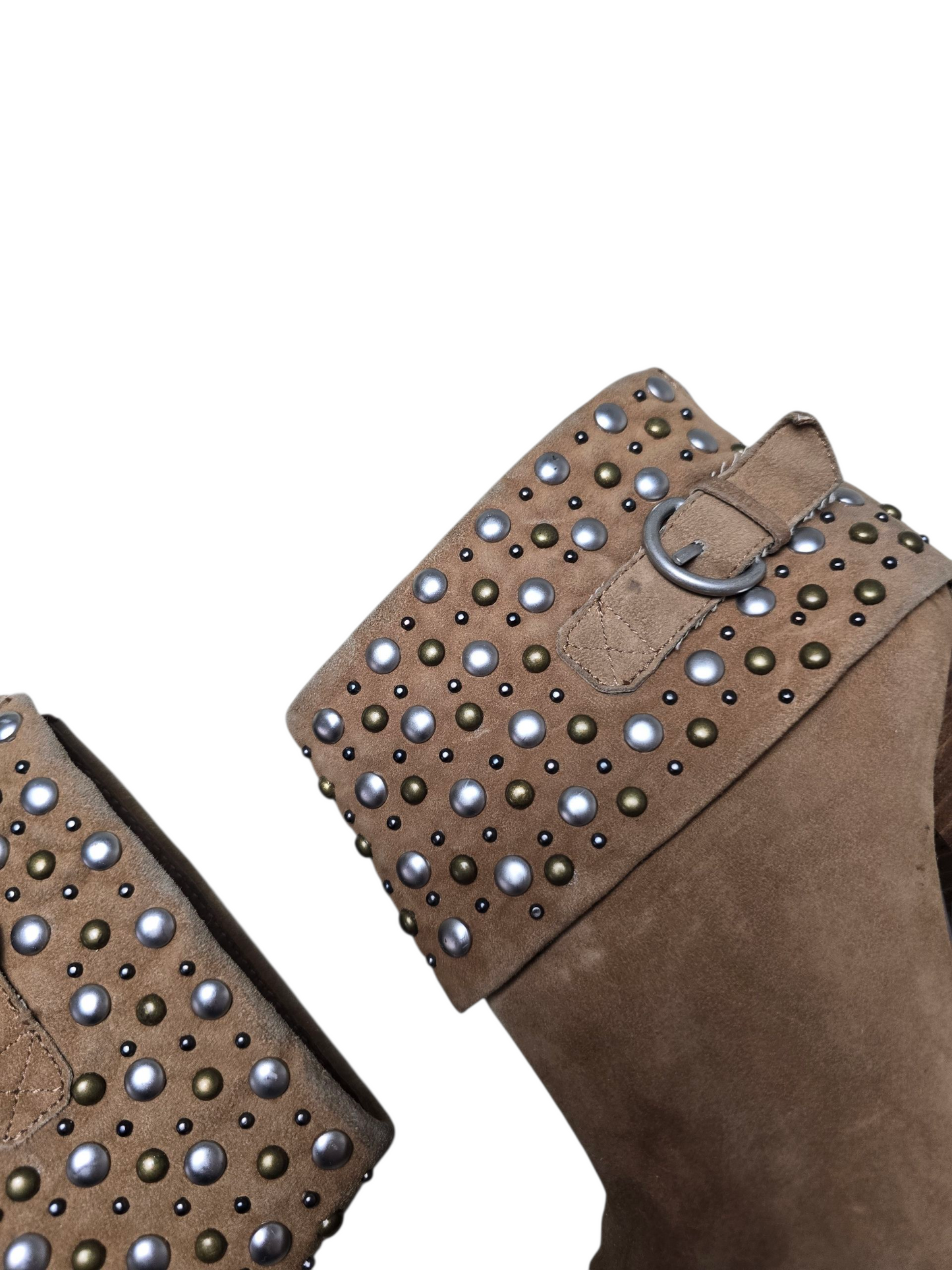 00s vintage boho studded boots