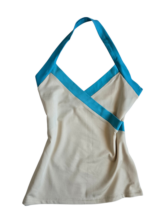 2000s vintage activewear halter top